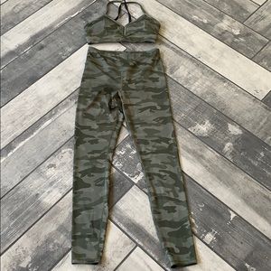 Forever 21 camo workout outfit